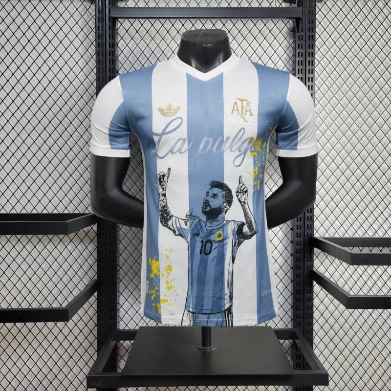 Camisa Argentina Edição Especial 25/26 Jogador Masculina - Azul+branco na internet
