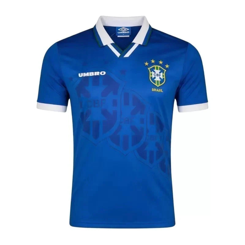 Camisa Seleção Brasileira Away Retrô 93/94 Masculina Torcedor - Azul